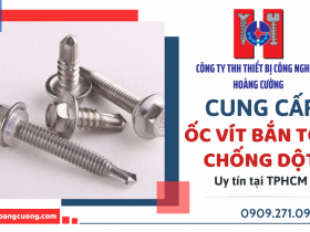Công ty Hoàng Cường cung cấp ốc vít bắn tôn chống dột uy tín tại TPHCM